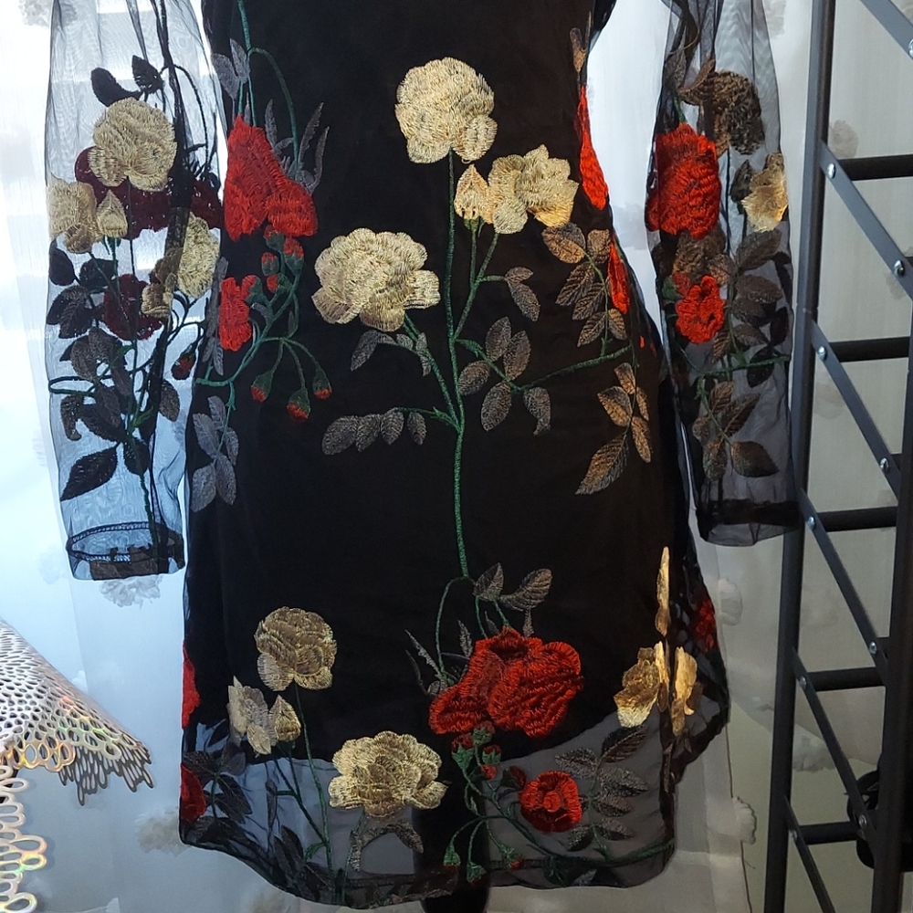 FLORAL PRINT DRESS - Picture 3 of 8